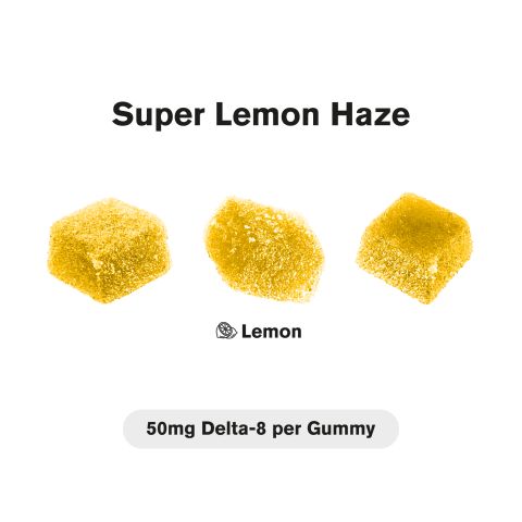 50mg D8 + Live Resin Gummies - Super Lemon Haze - Chill Extreme - Thumbnail 4