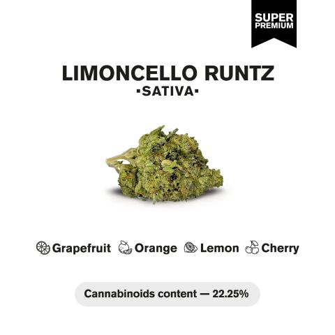 Limoncello Runtz Flower – Sativa – THCA - Thumbnail 4