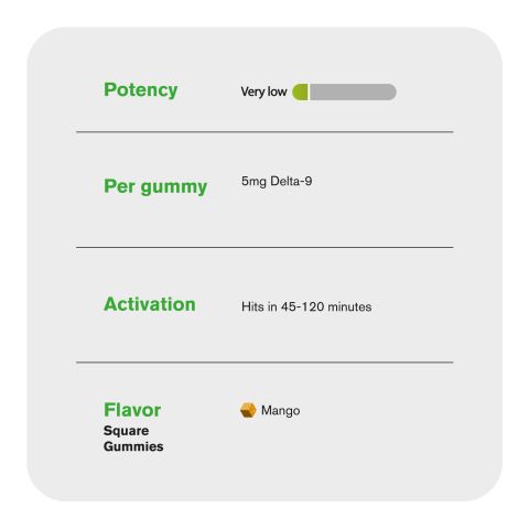 5mg Delta 9 Gummies - Mango - Chill Plus - Thumbnail 5