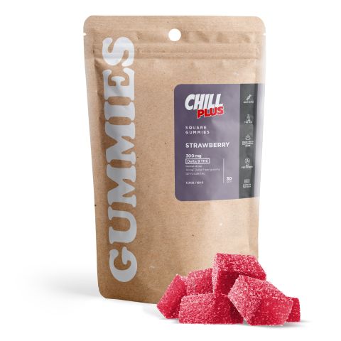 10mg Delta 9 Gummies - Strawberry - Chill Plus - Thumbnail 2