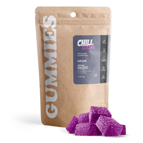 15mg Delta 9 Gummies - Grape - Chill Plus - Thumbnail 2