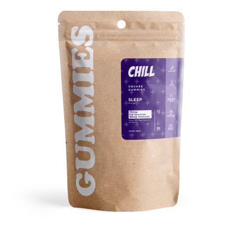 30mg Sleep Gummies - Full Spectrum CBD & Melatonin - Orange - Chill - Thumbnail 3