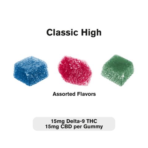 30mg Classic High Gummies - D9 & CBD - Assorted - D9 THC - Thumbnail 4