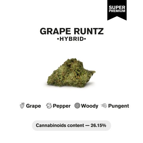 Grape Runtz Flower – Hybrid – THCA - Thumbnail 4