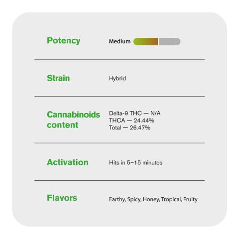 Sunset x Gushers Flower - Hybrid - THCA - Thumbnail 5
