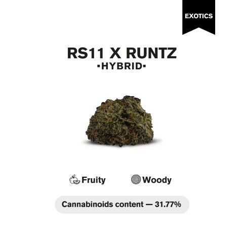 RS11 x Runtz Flower – Hybrid – THCA - Thumbnail 4