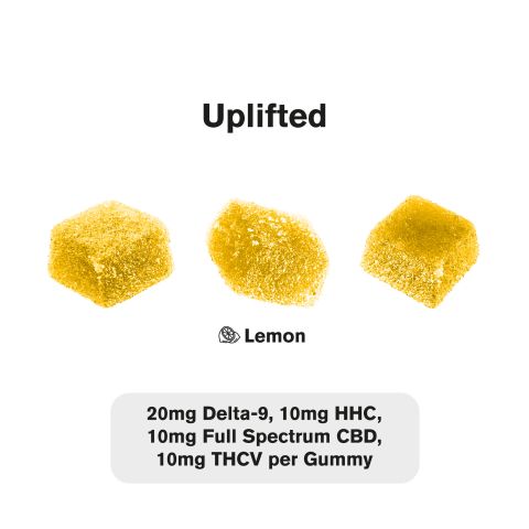 50mg D9, HHC, Full Spectrum CBD, THCV Gummies - Sour Lemon - Chill Plus - Thumbnail 4