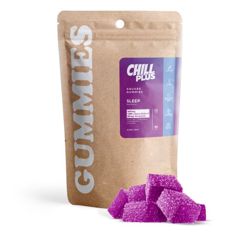 20mg D9, CBN, Melatonin Gummies - Blackberry - Chill Plus - Thumbnail 2