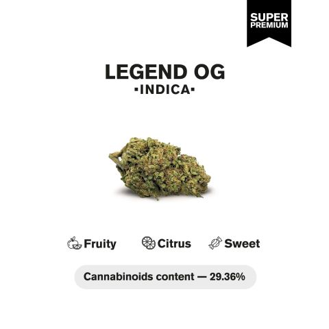 Legend OG Flower – Indica – THCA - Thumbnail 4