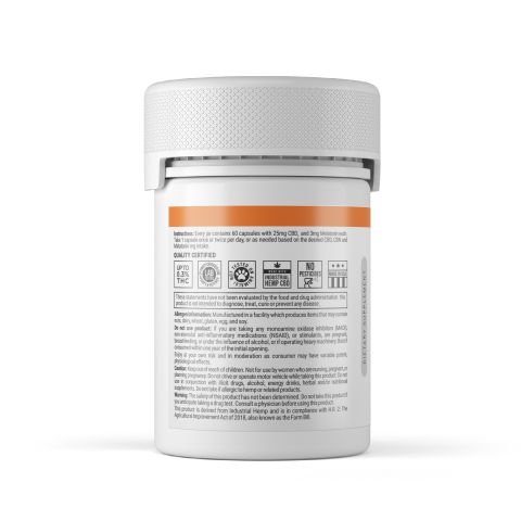 25mg Broad Spectrum CBD Capsules - 60ct - Diamond - Thumbnail 4