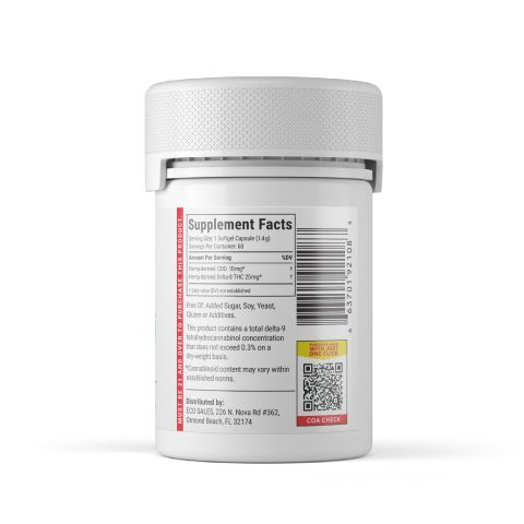 35mg D8 & CBD Isolate Capsules - 60ct - Chill Extreme - Thumbnail 9