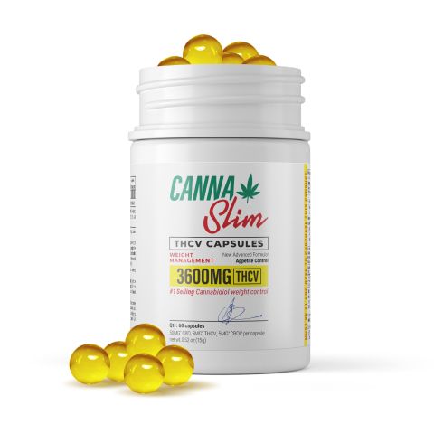 60mg CBD & THCV Capsules - 60ct - Canna Slim - Thumbnail 2