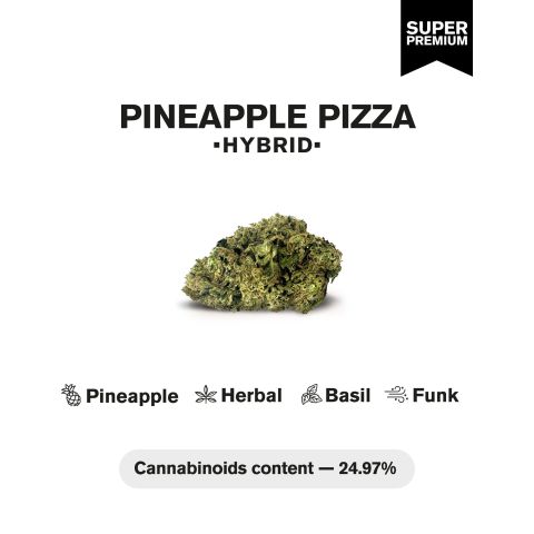 Pineapple Pizza Flower – Hybrid – THCA - Thumbnail 4