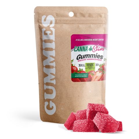 35mg Full Spectrum CBD, THCV, CBDV Gummies - Strawberry - Canna Slim - Thumbnail 2