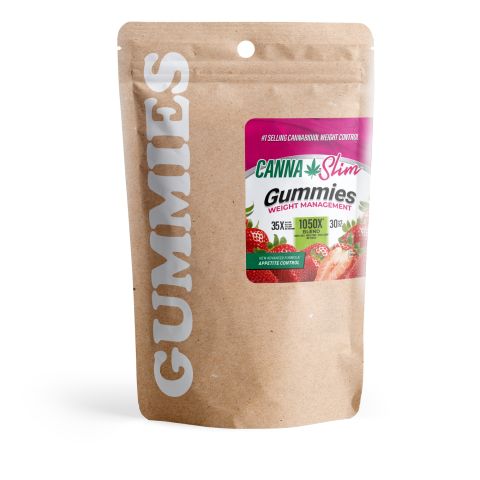 35mg Full Spectrum CBD, THCV, CBDV Gummies - Strawberry - Canna Slim - Thumbnail 3