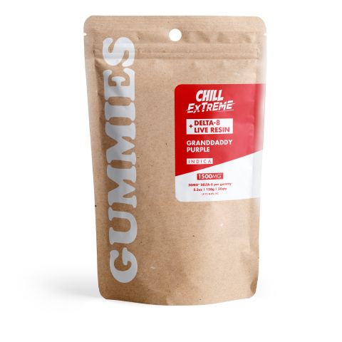 Indica Delta 8 Live Resin Gummies Bundle - Chill Extreme - Thumbnail 2