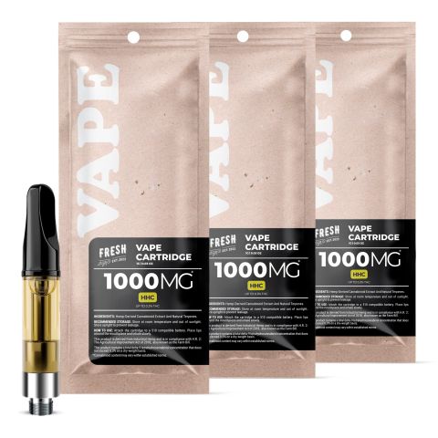 900mg HHC Vape Carts Bundle - Fresh - Thumbnail 1