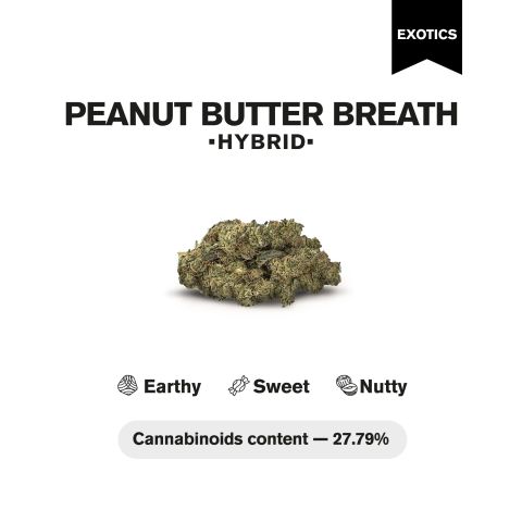 Peanut Butter Breath Flower – Hybrid – THCA - Thumbnail 4