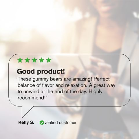 25mg CBD & CBD Isolate Gummies - Gummy Bears - Diamond CBD - Thumbnail 6