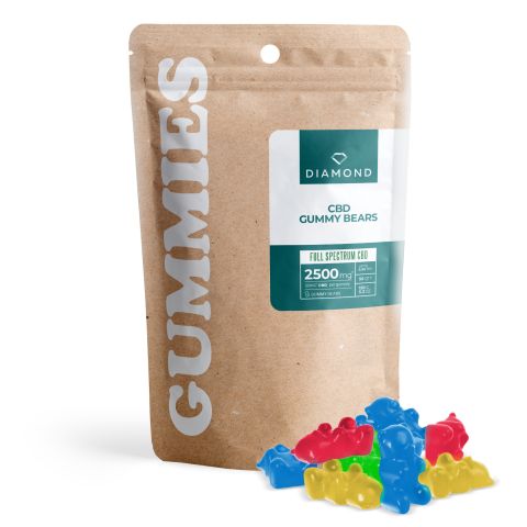 50mg Full Spectrum CBD Gummies - Gummy Bears - Diamond CBD - Thumbnail 1