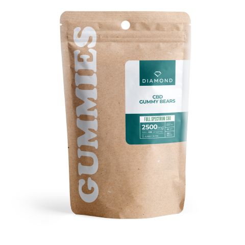 50mg Full Spectrum CBD Gummies - Gummy Bears - Diamond CBD - Thumbnail 2
