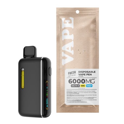 6000mg D8, HHC, THCP Vape Pen - AK47 - Hybrid - 6ml - Fresh - Thumbnail 1