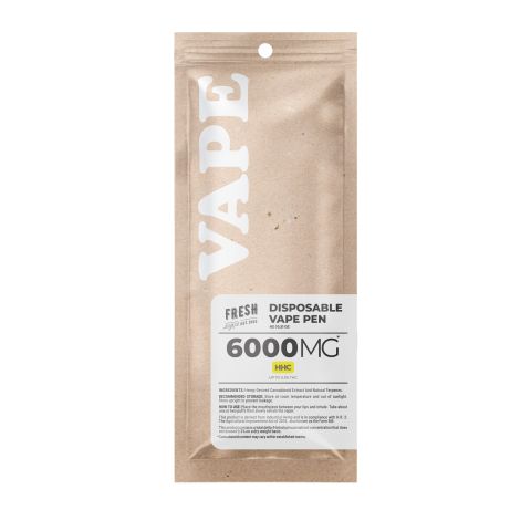 6000mg HHC Vape Pen - Girl Scout Cookies - Indica - 6ml - Fresh - Thumbnail 3