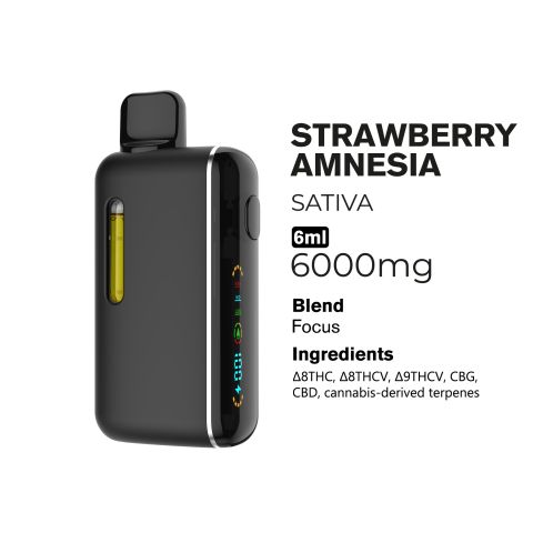 Focus Blend - 6000mg Vape Pen - Sativa - 6ml - Blends by Fresh - Thumbnail 2