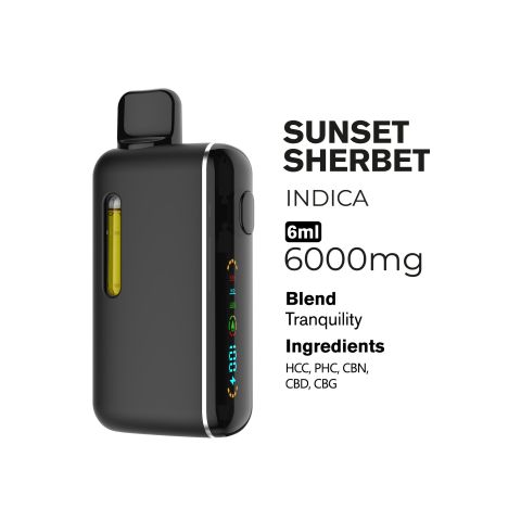 Tranquility Blend - 6000mg Vape Pen - Indica - 6ml - Blends by Fresh - Thumbnail 2