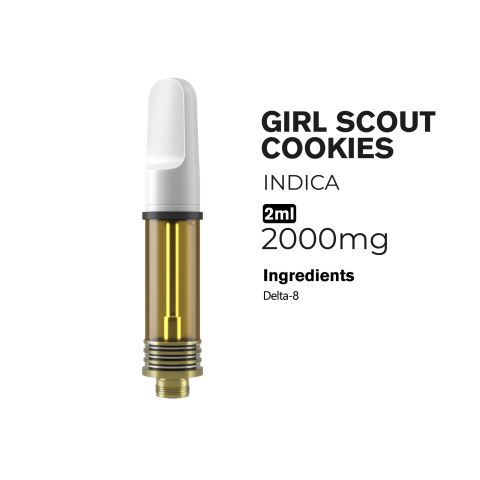 2000mg D8 Vape Cart - Girl Scout Cookies - Indica - 2ml - Chill Plus - Thumbnail 2