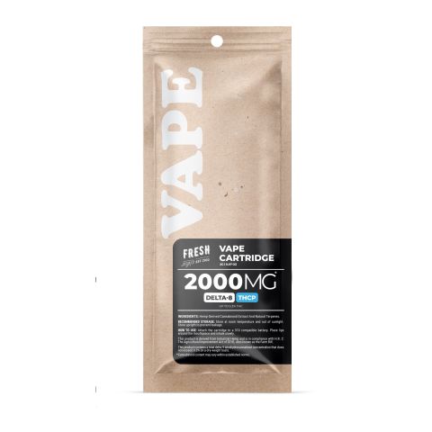 2000mg THCP, D8 Vape Cart - Girl Scout Cookies - Indica - 2ml - Fresh - Thumbnail 3