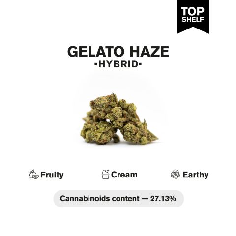 Gelato Haze Flower – Hybrid – THCA - Thumbnail 5