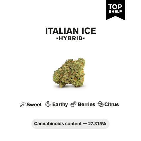 Italian Ice Flower – Hybrid – THCA - Thumbnail 5