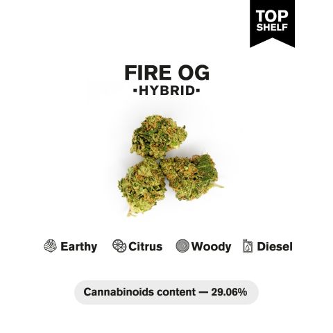 Fire OG Flower - Hybrid - THCA - Thumbnail 5