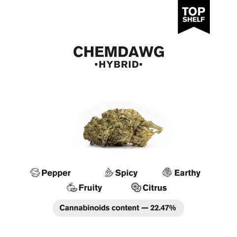 Chemdawg Flower – Hybrid – THCA - Thumbnail 7