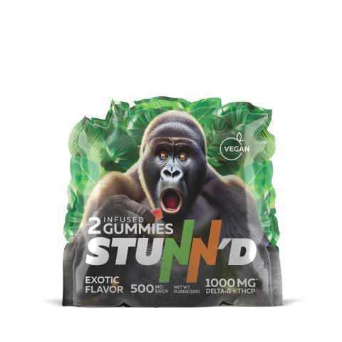 500mg D8 & THCP Gummies - Exotic Mix - Stunn'd - Thumbnail 2