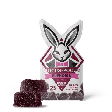 5mg Sexual Euphoria Blend Gummies - D9, THCP, Broad Spectrum CBD, THCV - Strawberry - Hocus Pocus - Thumbnail 1