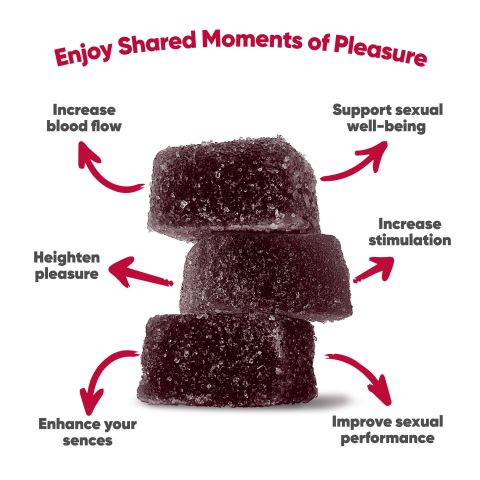 5mg Sexual Euphoria Blend Gummies - D9, THCV, THCP, CBD - Hocus Pocus - Thumbnail 5
