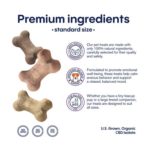 500mg CBD Pet Treats For Dogs - Biscuits - MediPets - Thumbnail 4
