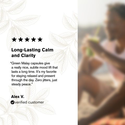500mg Kratom Capsules - Green Malay Strain - 100ct - Chill Plus - Thumbnail 6