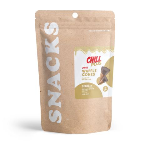 200mg Birthday Cake Waffle Cones - D8 & THCP - Chill Plus - Thumbnail 2