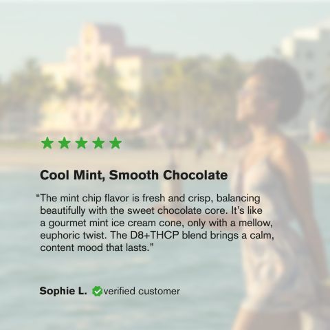 200mg Mint Chip Waffle Cones - D8 & THCP - Chill Plus - Thumbnail 6