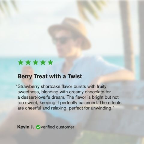 200mg Strawberry Shortcake Waffle Cones - D8 & THCP - Chill Plus - Thumbnail 6