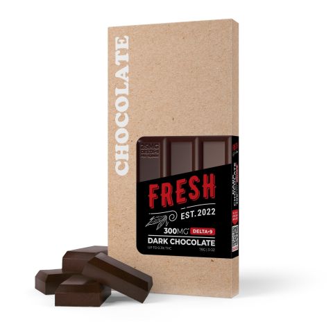 300mg Dark Chocolate Bar – Delta 9 – Fresh - Thumbnail 2