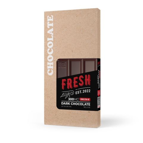 300mg Dark Chocolate Bar – Delta 9 – Fresh - Thumbnail 3