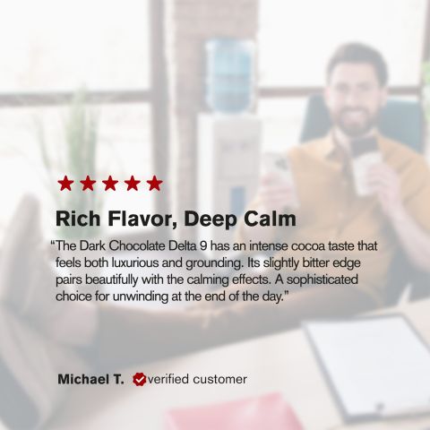 300mg Dark Chocolate Bar – Delta 9 – Fresh - Thumbnail 6