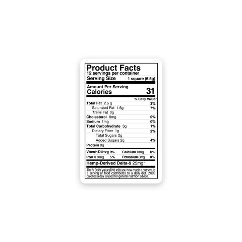 300mg White Chocolate Bar – Delta 9 – Fresh - Thumbnail 8