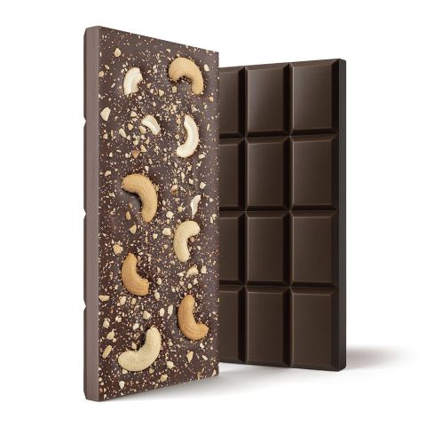 600mg Dark Chocolate & Cashews Bar – Delta 8 – Chill Plus - Thumbnail 1