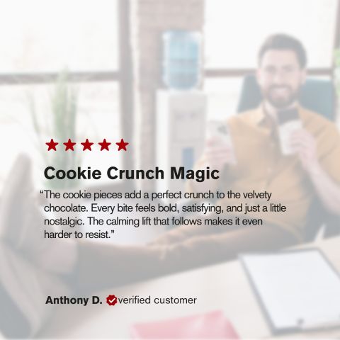 600mg Dark Chocolate & Cookies Bar – Delta 8 – Chill Plus - Thumbnail 6