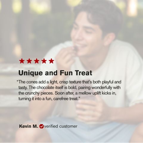 600mg Dark Chocolate & Wafer Cones Bar – Delta 8 – Chill Plus - Thumbnail 6